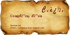 Czagány Éva névjegykártya
